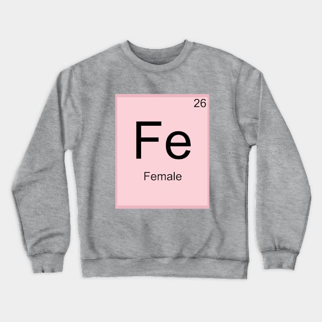 Female Element Crewneck Sweatshirt by Bumblebi